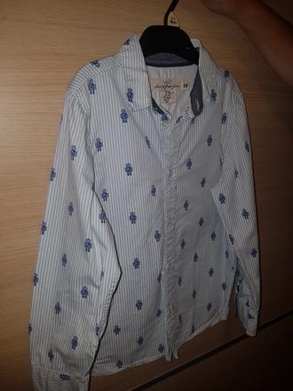 Chlačenská košeľa robot veľ.128, h&m,128
