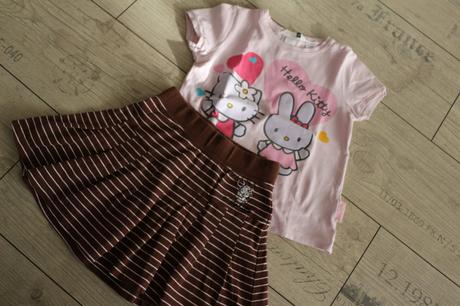 Kompletík hello kitty, h&m,104