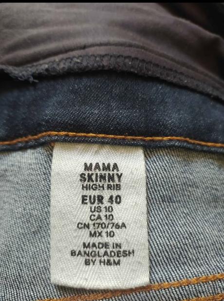 Tehotenské nohavice, h&m,38