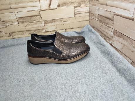 Rieker 38 - dámske našuchovacie topánky, rieker,38