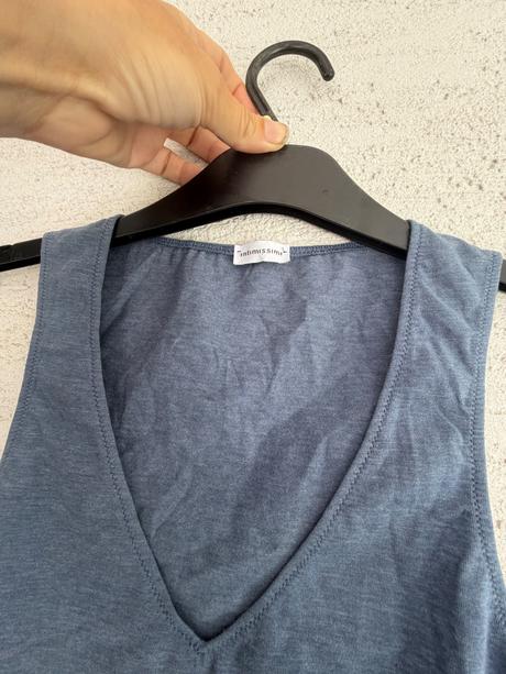 Intimissimi tielko tricko top s cipkou modre, intimissimi,xs