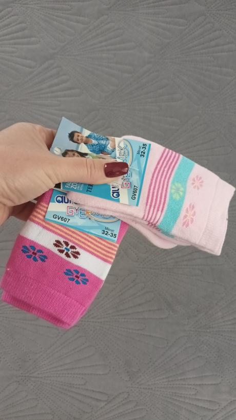 Teplé ponožky 2 páry, 32-35, 35