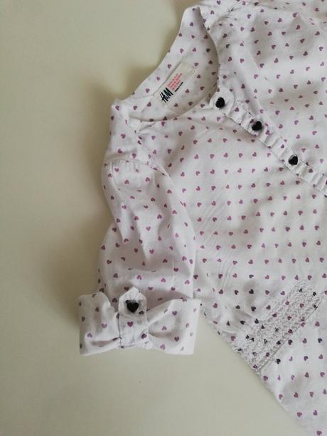 Blúzka so srdiečkami hm, h&m,92