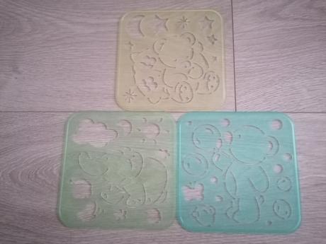 Sablony na kreslenie 3ks,