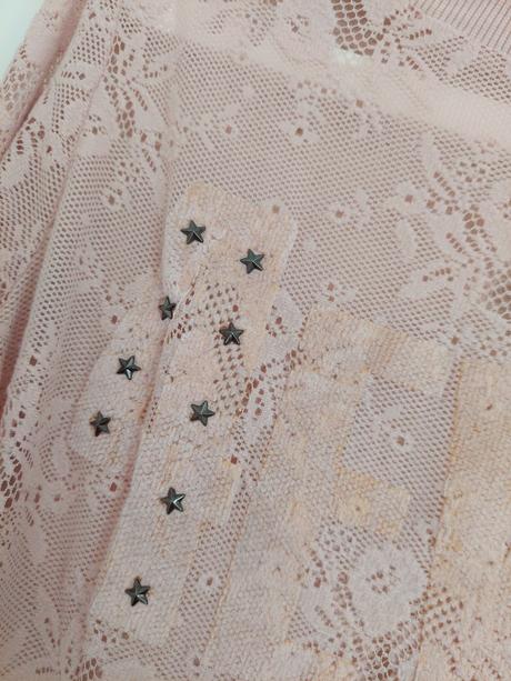 Čipkované tričko, terranova,m