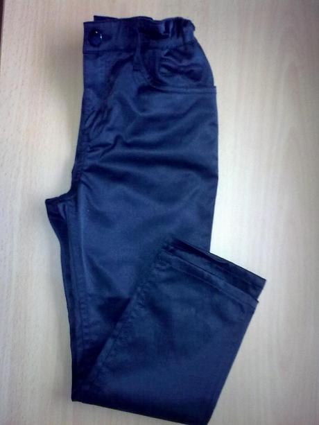 Satenove nohavice, h&m,110