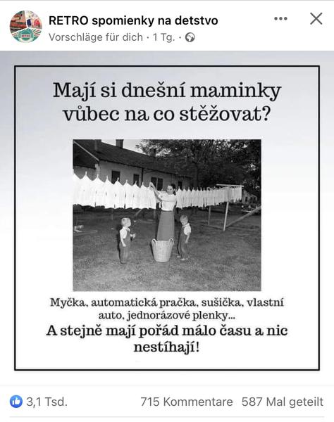 Dávno sa matky nesťažovali