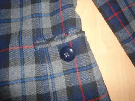 Jesenny kockovy kabat, m