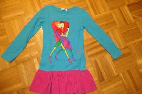 Moschino original krasne dievcenske saty top 140, moschino,140