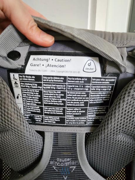 Deuter detský turistický nosič, deuter