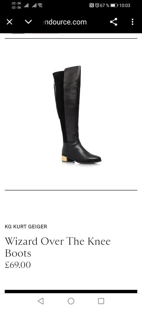 Kg kurt geiger - vysoké čižmy veľ.41, 41