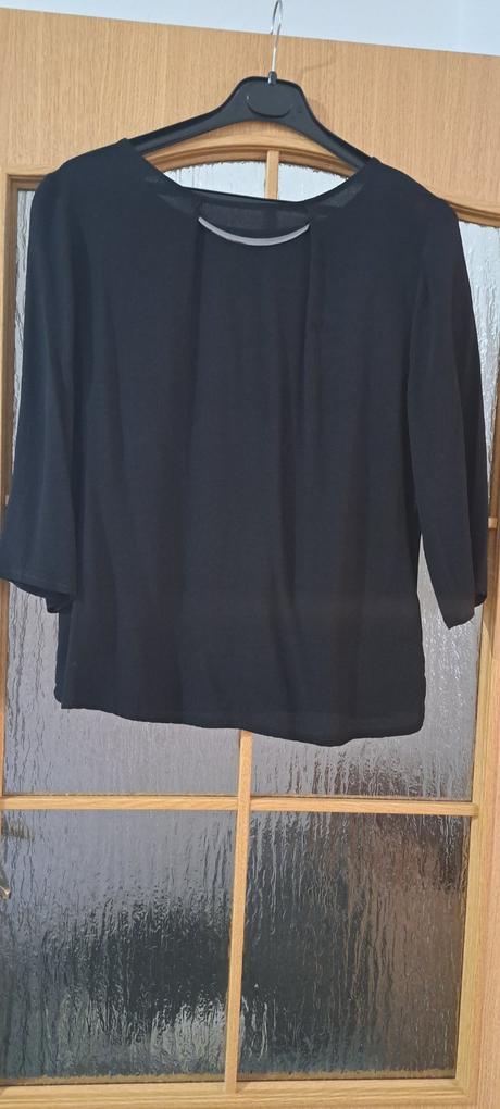 Čierna blúzka, orsay,l