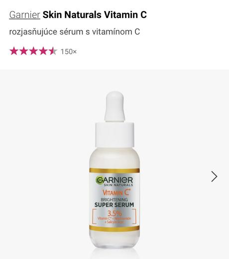 Garnier serum, 