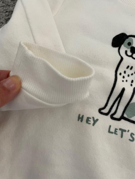 F&f tepláky+mikina teplé 86 12-18m organic cotton, f&f,86