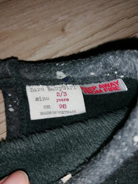Zara teplé šaty 98, zara,98