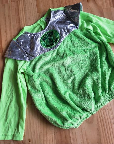 Karnevalový kostým alien invasion na 3-4 roky, 