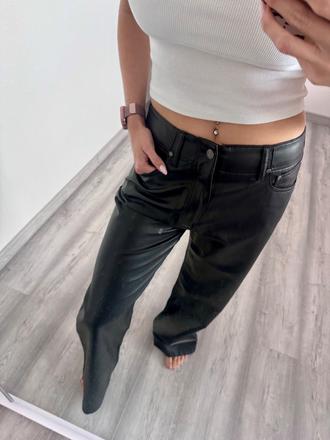Kožené nohavice zara, zara,m