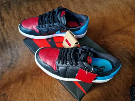 Nike air jordan 1 retro low og eu 40.5 black / pow, nike,40