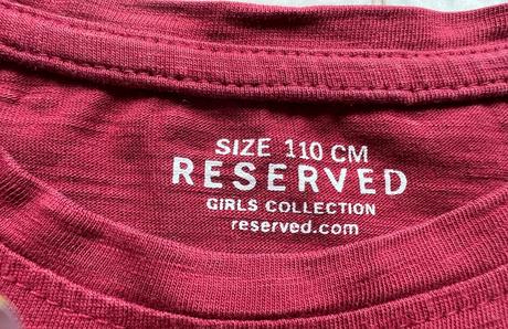 Tričko pre dievča, reserved,110