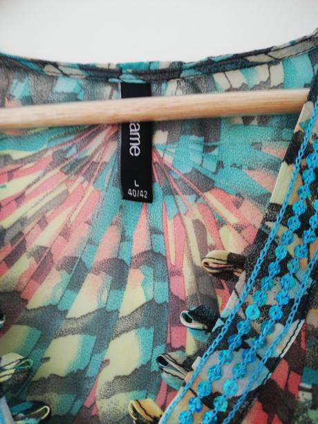 Tunika na plavky flame, l