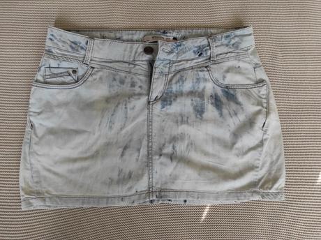 Riflová minisukňa vigoss denim, 28