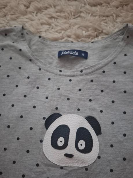 Piskacie tričko s pandou, xl