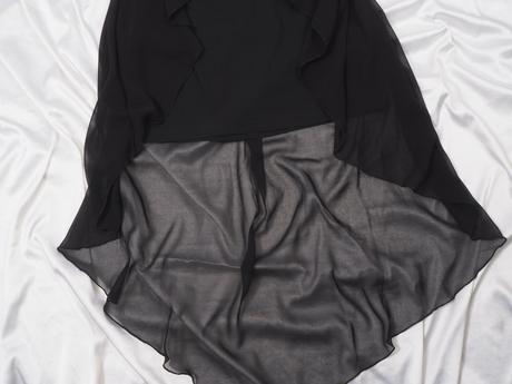 Kvalitné čierne šaty, 40