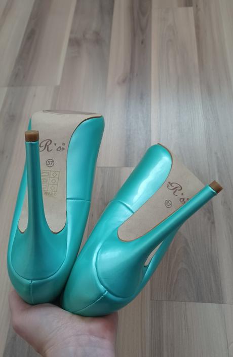 Mentolove špicaté lodičky, 37