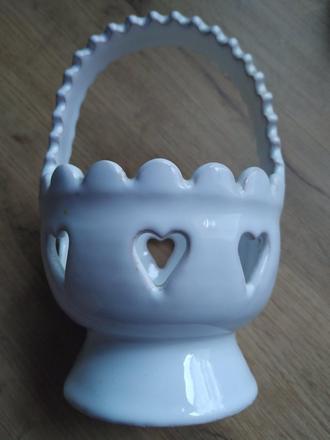 Košíček keramika, retro, 