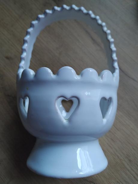 Košíček keramika, retro, 