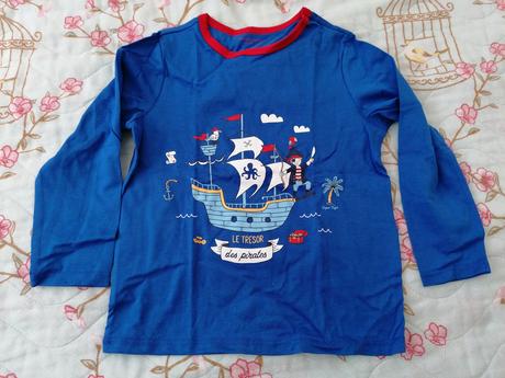 Pirátske pyžamo so škraboškou a s vreckom, sergent major,116