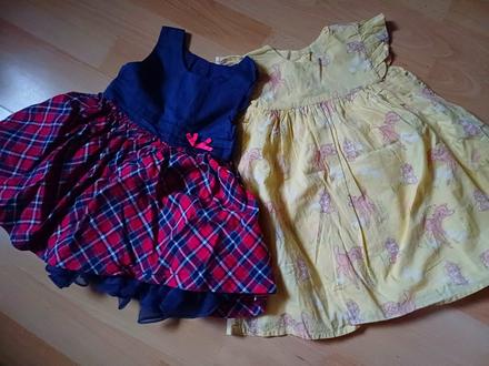 2x krásne šaty v.80 9-12mes, george,80