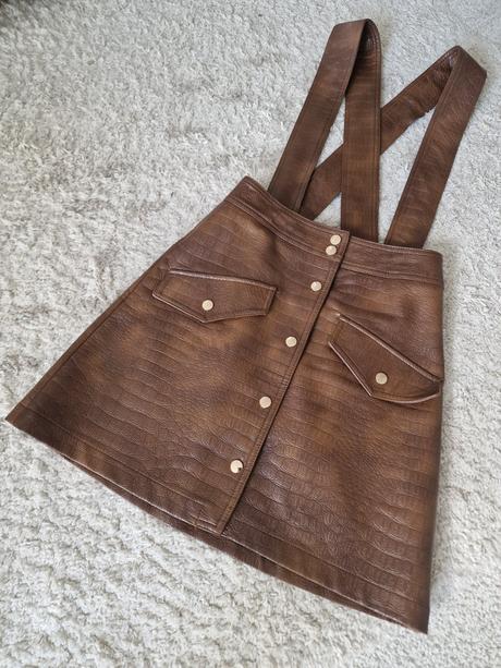 Koženková sukňa zara, zara,xs