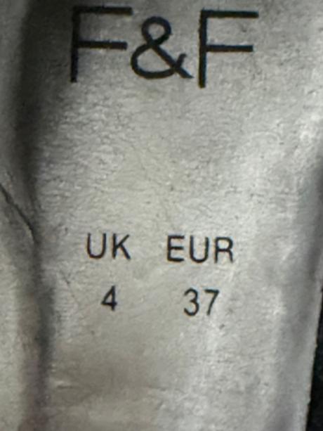 Čierne lodičky, f&f,37
