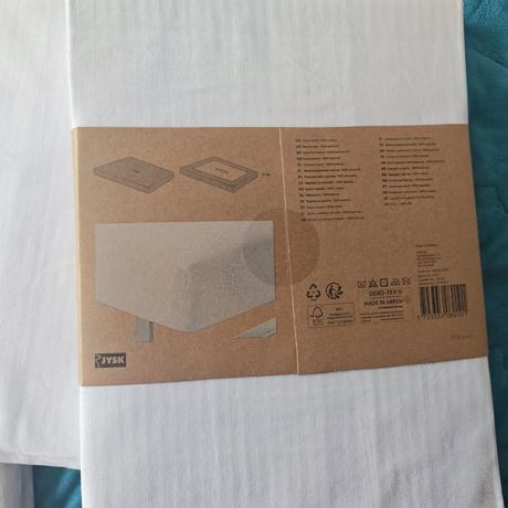 3 kusy biela plachta na gumičku, šírka (cm): 180,dĺžka (cm): 90