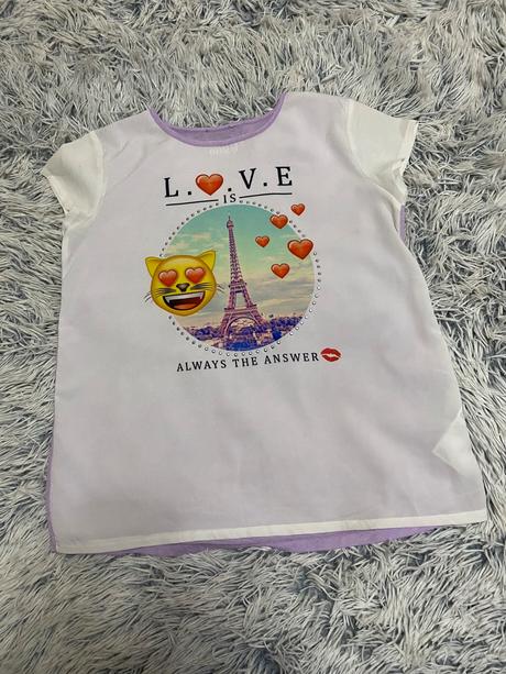 Dievčenské tenké tričko, c&a,152