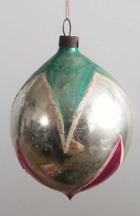 Retro vianočné gule na stromček,