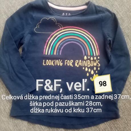 Tričko f&f, f&f,98