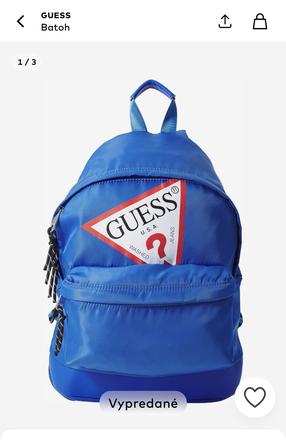 Batoh guess original s visačkou, guess