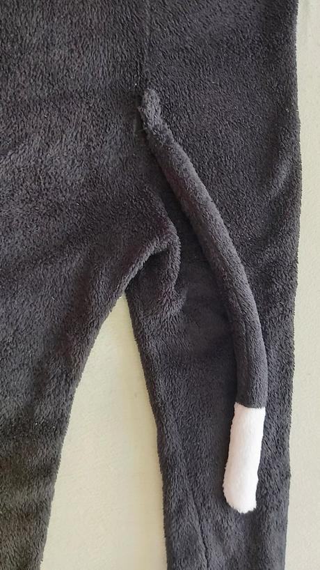 Huňatý overal mačka h&m 110/116, 