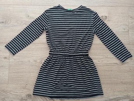 Benetton úpletové šaty s dlhým rukávom veľ. 110, benetton,110