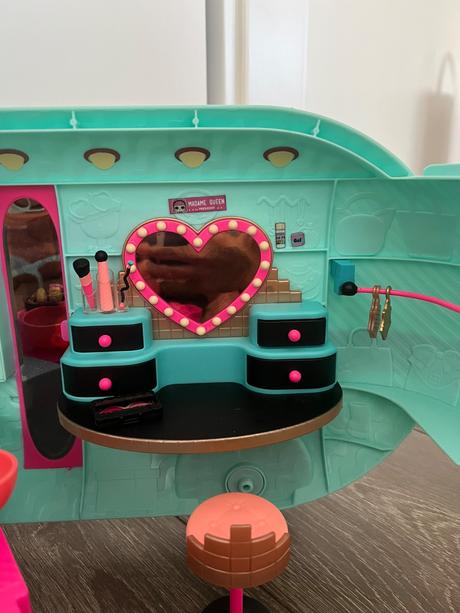 Lol surprise 2 in 1 glamper fashion camper karavan, 