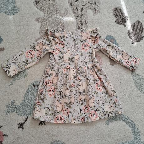 Šaty lesné zvieratká, 98