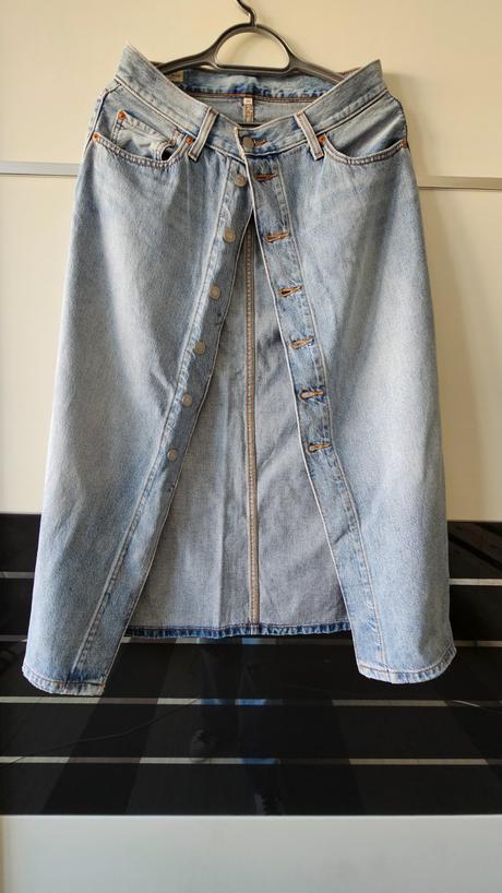 Riflová sukňa, levis,l
