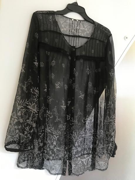 Priesvitná mušelínová blúzka, xl