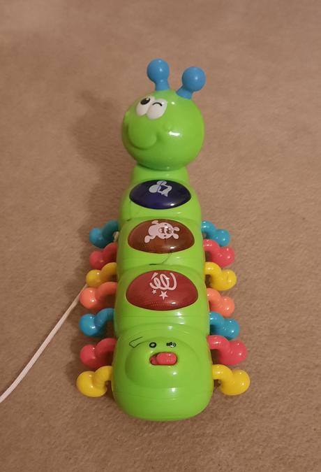 Pkaygo hudobná húsenica, na ťahanie, 