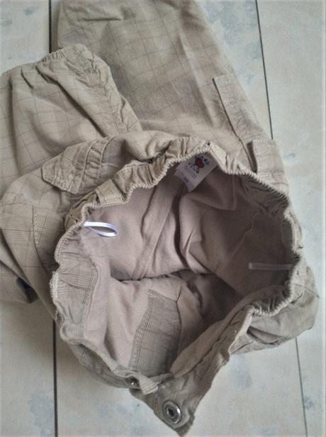 Zateplené futrované nohavice, baby club,80