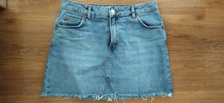 Jeansová sukňa, topshop,l