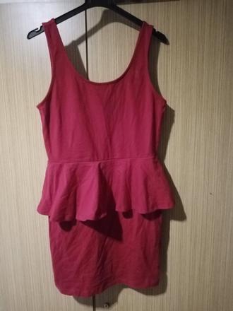 Dámske peplum šaty, l