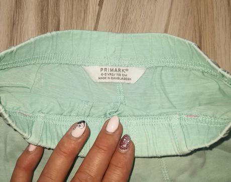 Dievčenské kratasky primark č.110, primark,110